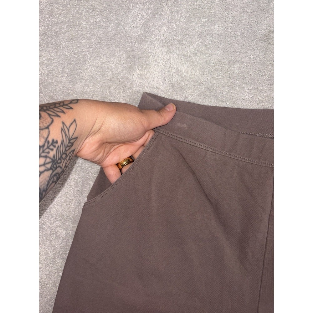 Women's Perfect Fit Pants, Straight-Leg small petite brown - Picture 3 of 11